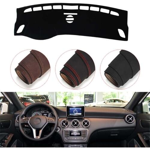 Console Dashboard Suede Mat Protector Sunshield Cover Fit For Mercedes Benz A160 A180 A200 A260 A220 A250 CDI W169 W176