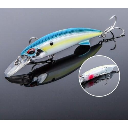 ROUGH TRAIL BLAZIN Heavy Jig Minnows Fishing Lures for Sea Bass Sinking Wobbling Trolling Saltwater Hard Bait NBL1907