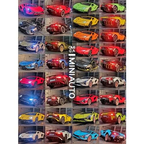 1/32 Simulation LP770 alloy car model boy toy supercar model child sports car racing