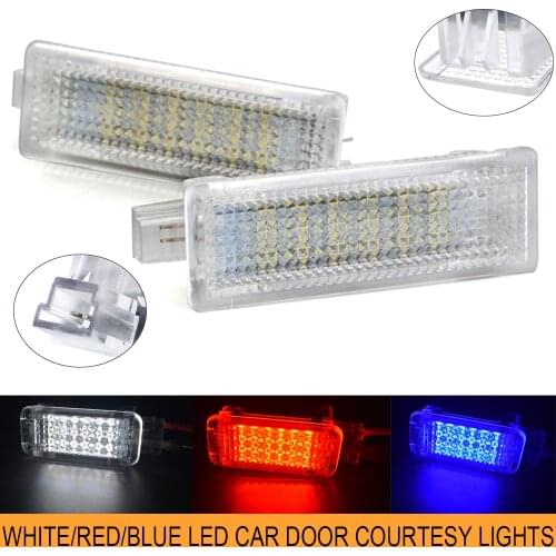 2x For BMW E63 E64 Coupe F18 F07 F10 F11 E60 M5 E61 E93 E91 E92 E90 E87 E81 E82 Car Welcome Courtesy Step Door Light Footwell