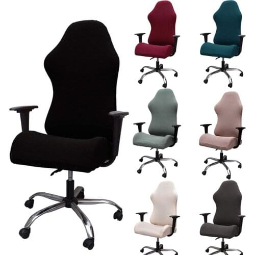 4Pcs/set Thicken Competition Gaming Chair Cover Office Chair Cover Elastic Armchair Seat Covers for Computer Chairs Slipcovers