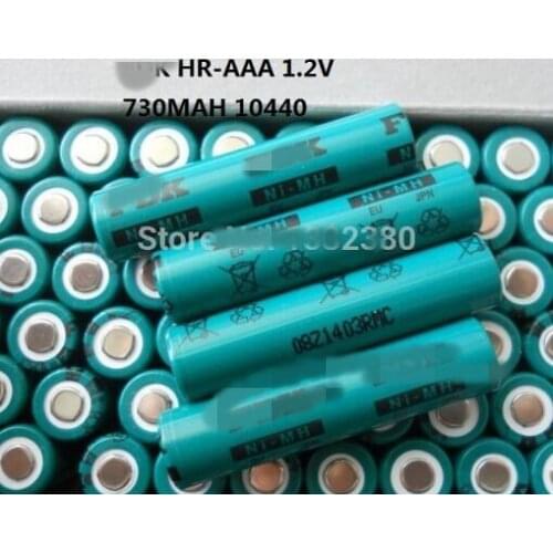Brand new original AAA HR-AAAU 10440mAh 1.2V 730mah 7th NiMH battery