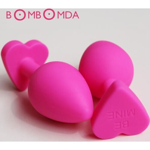 Anal Dildo Sex Toys products Butt Plug Heart-shaped Anal Plug Sex Toy For Couples O3