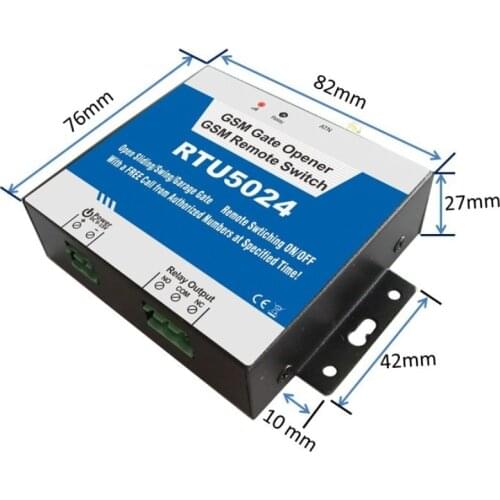 Automatic swing gate operator sliding garage door opener RTU 5024 GSM Alarm System