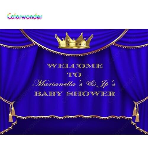 Colorwonder Photography Background 7x5 Baby shower Background Newborn Birthday Party Custom Name Wedding Studio Photo Background