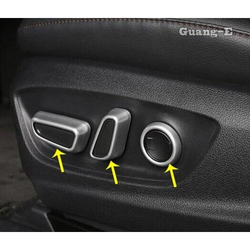 For Toyota New Camry XV70 2017 2018 2019 2020 2021 Cover Detector ABS Matte Seat Adjustment Knob Button Switch Trim Stick 6pcs