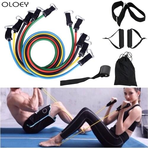 Pull Rope Fitness Exercises Resistance Bands Latex Pedal Excerciser Body Training Workout Yoga Rubber Loop Tube Sport Equipment