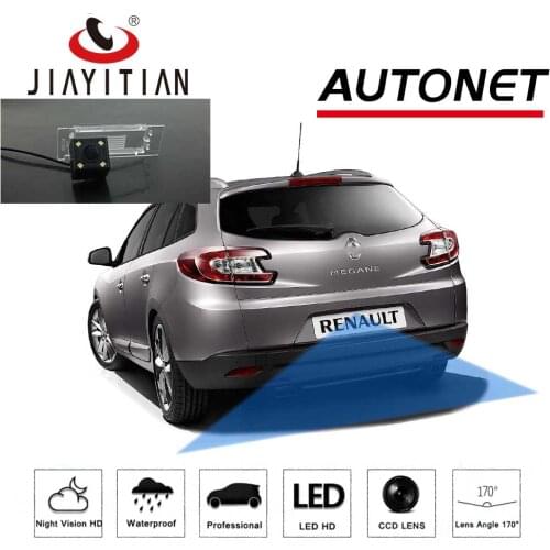 JiaYiTian rear view camera For Renault Megane Estate Wango 2009 2010 2011 2012~2015 HD CCD backup camera Reverse Parking Camera