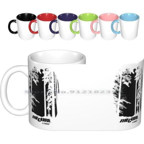 The Cure A Forest Reverse Ceramic Mugs Coffee Cups Milk Tea Mug The Cure A Forest Robert Smith Cure Goth Indie The Cure Band