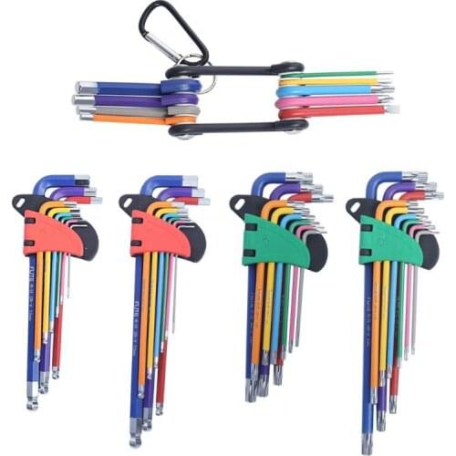 Sunshine Makita 9pcs Hex Allen Key Wrench Set Inner Hexagon Ball End Torx Spanner Screwdriver