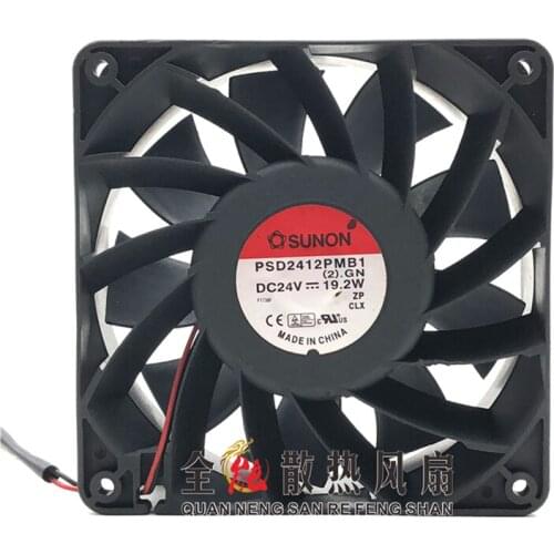New original PSD2412PMB1 12038 12CM 24V19.2W inverter fan