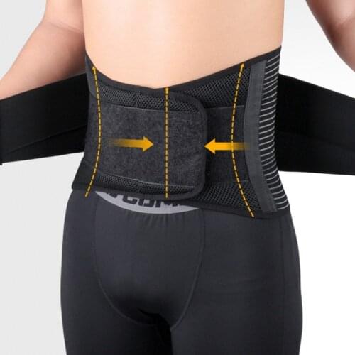 Waist Support Belt Adjustable Compression Lumbar Wrap Brace Protection Exercise Fitness Abdomen Sportswear Accessories New