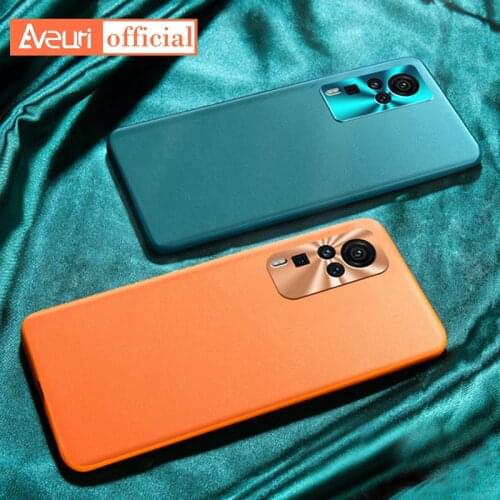 Luxury Leather Case For Vivo X60 Pro Plus Metal Camera Protection Silicone Cover Phone Case For Vivo X50 S9 X27 Pro X60 Pro