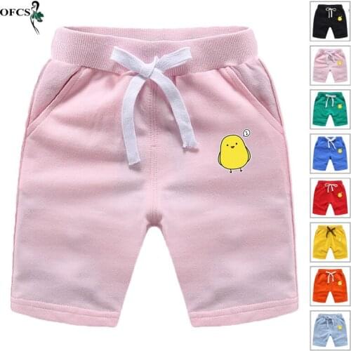 Fashion Summer 2-12Years Children Shorts Cotton For Boys Girls Short Toddler Panties Kids Beach Loose Casual Sports Shorts Pants