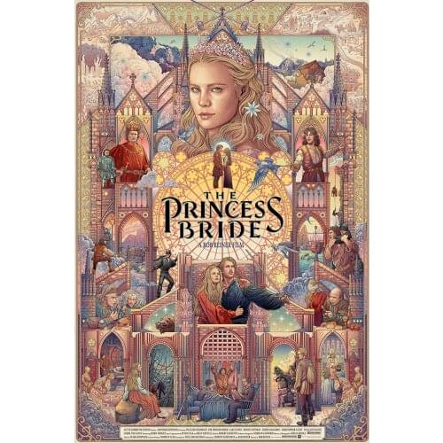 THE PRINCESS BRIDE - MOVIE Art print Silk poster Home Wall Decor
