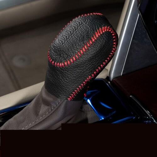 Real Leather Gear Shift Top Protective Covers For Cadillac ATSLXT5 XTS XT4 AAB256