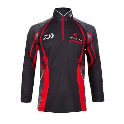 New Daiwa Men Brand Fishing Vest Bamboo Breathable Quick Dry Fishing Shirts Summer Long Sleeve Anti-UV Fishing Clothes