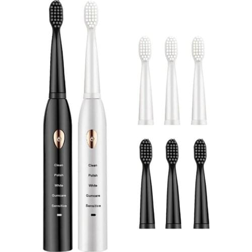 Electric Toothbrush Men and Women Couple Houseehold Whitening IPX7 Waterproof Sonic Toothbrush Ultrasonic Automatic Tooth Brush