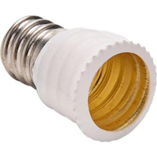 1pc E12 to E14 Base Socket Adapter Bulb Converter Lamp Holder Socket Adapter Holder For LED Light 28 mm H x 18 mm Diameter