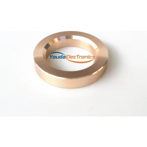1PC Gold color 34mm Aluminum Decorate Base Ring Washer For tube amplifier 12AX7 ECC83 6922