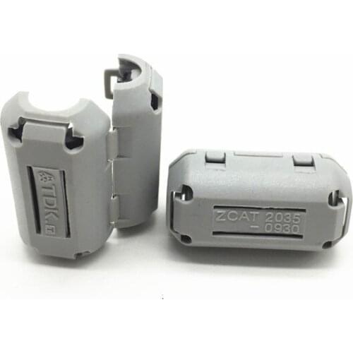 10 pcs Anti-Interference Magnetic Ring ZCAT2035-0930 (Gray) EMI Line Filter Shielding Nickel-Zinc Ferrite