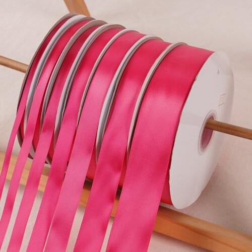 100yards/91meters Polyester Ribbon Satin Fabric Ribbon Wedding Party Christmas Home Decoration Cake gift Wrap DIY Accessories