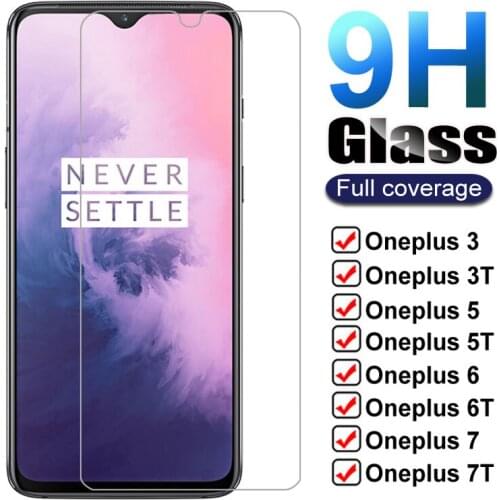 5PCS Tempered Glass For Oneplus 7 7T 6T 5T 6 5 3T 3 1+7 1+6 Screen Protector One Plus 7 Oneplus7 6 T 7T Protective Glass Film