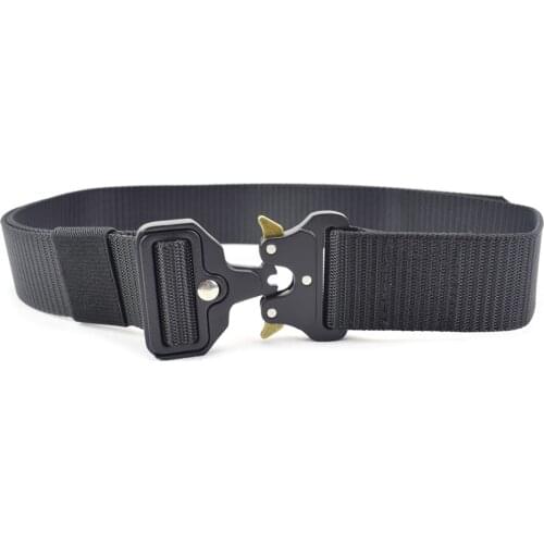 ActionUnion Tactical Waist Belt Nylon Metal Buckle Adjustable Heavy Duty Military Training Waist Strap Hunting Wargame Airsoft