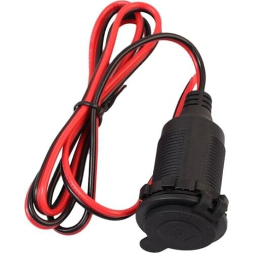Car Socket 12/24 V DC Female Car Charger Cigar Lighter Plug Car Accessory Cigar Power Plug Adapter Plug