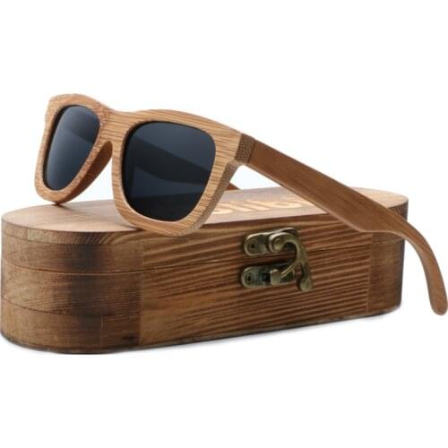 Ablibi Bamboo Wooden Sunglasses for Womens Mirrored Coating Polarized Designer Sun Glasses Eyewear in Wood Box