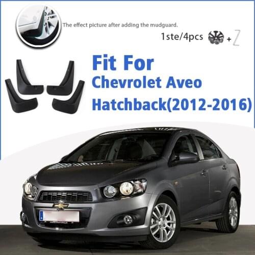 Mudguard For Chevrolet Aveo Sonic TM Barina Hatchback 2012-2016 Mudflaps Mudguards Accessories Auto Styline Splash Guard Fender