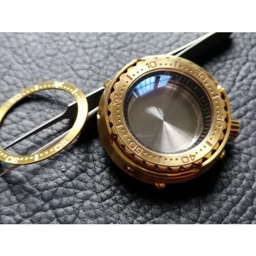 HEIMDALLR Watch Case Aluminum Bronze Tuna Can SBBN031 Modified Watch Case To Fit NH35A /Skx007 Movement Watch Modification Case