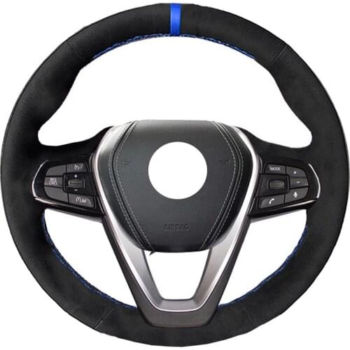 Alcantara Material Suede Leather Steering Wheel Cover Case for BMW G30 530i 540i 520d 530e 2016-2018 G32 GT 630i 630d G01 X3