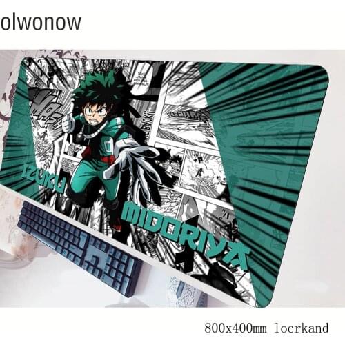 My hero academia mousepad gamer gel 800x400x3mm gaming mouse pad Personality notebook accessories laptop padmouse ergonomic mat