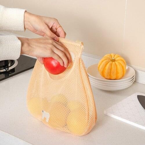 Kitchen Multifunctional Hanging Fruit And Vegetable Storage Bag Portable Storage Bag H88F