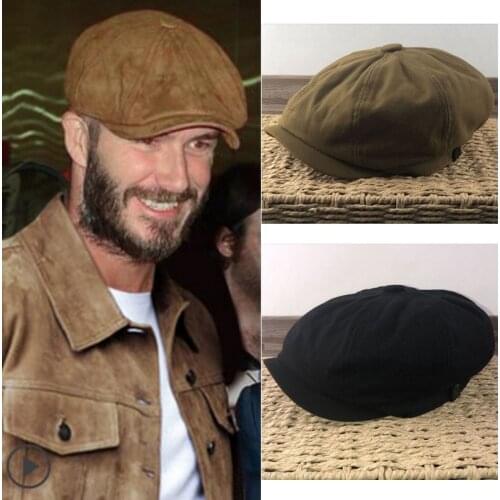 Male Plus Size Ivy Hat Big Head Man Newsboy Cap Cotton and Linen Beret Women Flat Caps 54-56cm 57-58cm 59-60cm 61-63cm