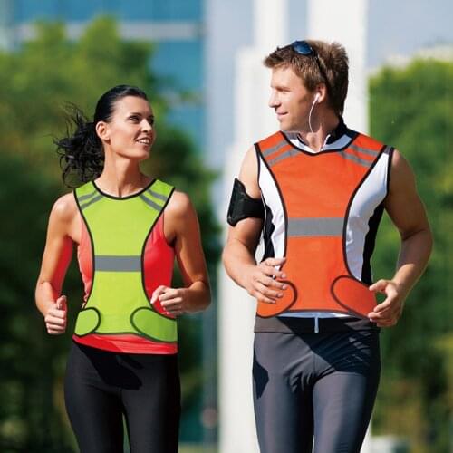 New 2021 Reflective Cycling Vest MTB Bike Bag Safety Reflective Vest Bicycle Reflective Warning Vests Running Vest Cycling