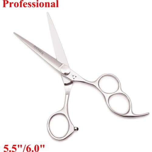 50 Pcs 5.5 6 440C Personalized Hair Scissors Professional High Quality Barber Scissor Thinning Hairdressing Cutting Shears 9011