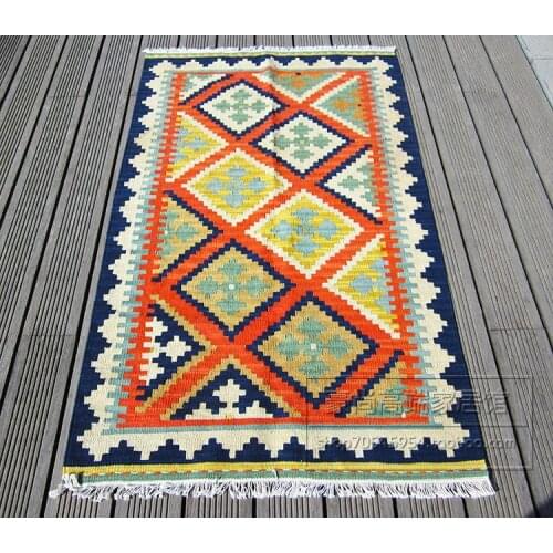 Kiln handmade wool braided rugs exotic national wind bedside fence turkey style corridor blanket tapestry 76gc149yg4
