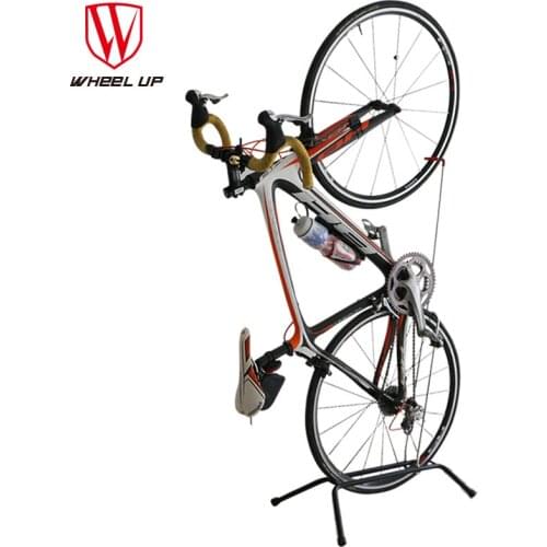 Wheel Up Bicycle Parking Rack Mountain Bike Road Bike Bracket Hook Vertical Pylon Bicycle Tripod Bicycle Frame Stable Reliable