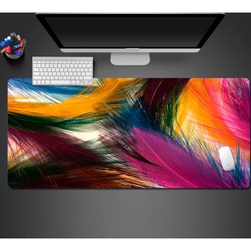 High Quality Abstract Best-Selling Mousepad Unique Creative Office Special Non-Slip Table Mat PC Keyboard Large Rubber Edge Pad