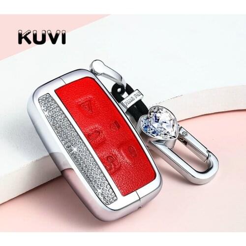 Women Luxury Car Key Case Cover For Land Rover A9 Range Rover Sport 4Evoque Freelander 2 Discovery for Jaguar XE XJ XJL XF C-X16