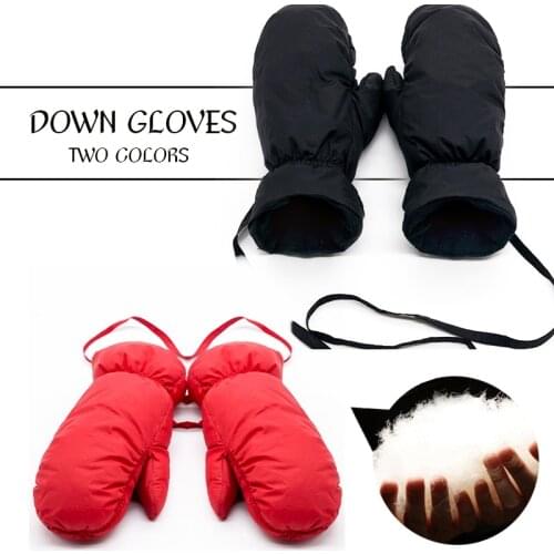 Women Men Kid Winter Skiing Gloves Thicken Warm Velvet Cycling Gloves Waterproof Windproof Thick Riding Gloves