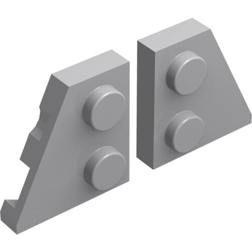 10pcs/lot Building Blocks Wedge Shaped Plate 24299/24307 Educational Creative Size Fit Other Brand DIY Toys Accessorie