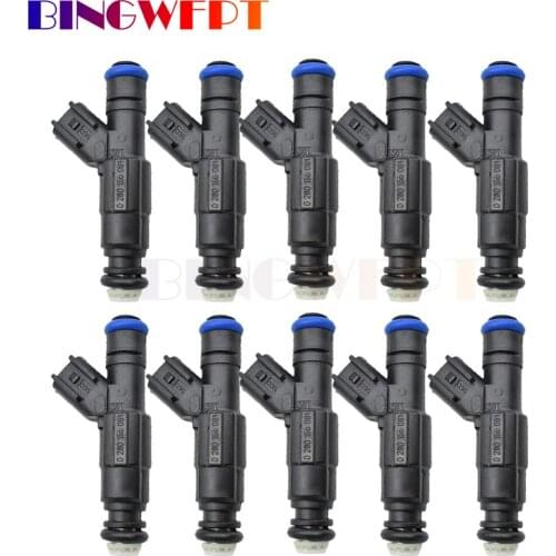 10ps NEW Fuel Injector Nozzle For Marine Mercruiser 350 5L 4.3L 6.2L 885176 0280156081 12567905