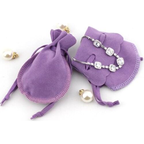 200pcs Fashion 7*9cm 9*12cm Velvet Bag Drawstring Calabash Jewelry Packing Bags Wedding Christmas Party Gift Bag