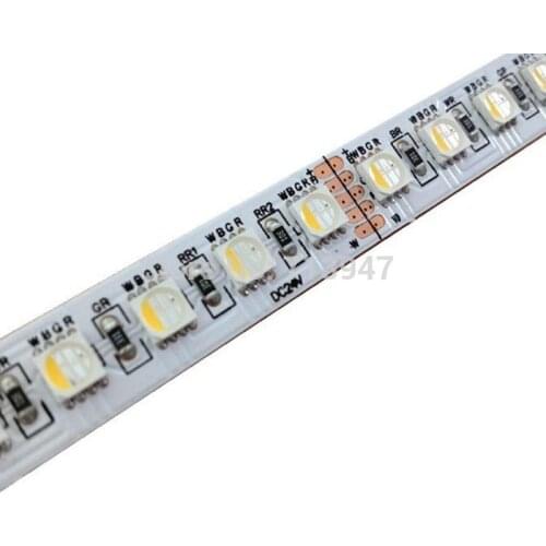5mX New arrival RGBW LED strip 24V 5050smd 60LED/m 5m/Roll RGBW LED strip light free shipping