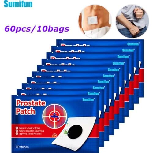 Sumifun 60Pcs Man Prostatic Navel Plaster Prostatitis Prostate Treatment Patches Medical Urological Urology Patch Health Care
