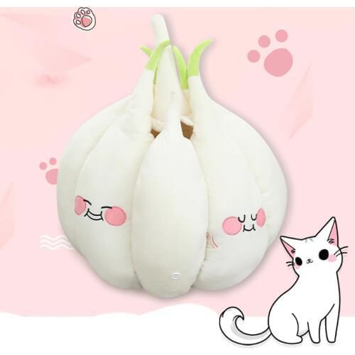 New Pet Dog White Bed Kennel Cat Nest Puppy Winter Super Warm Plush Cozy Fashion Garlic Shaped House Cute Sleeping Cave