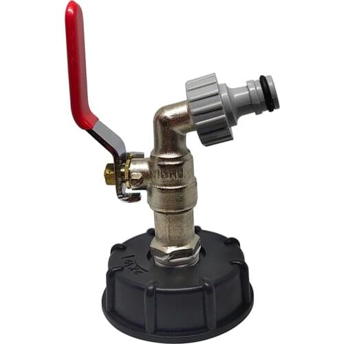 IBC Tote Tank Food Grade Drain Adapter 1/2" Garden Hose Faucet Water Tank Hose Connector Replacement Drop Shipping